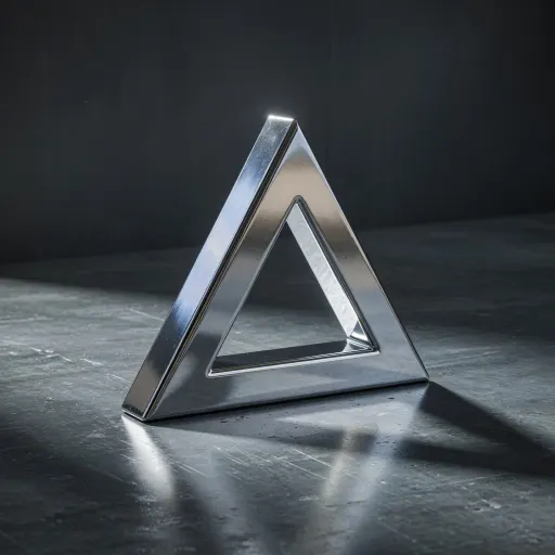 Logo cromado de 3DLogo.io