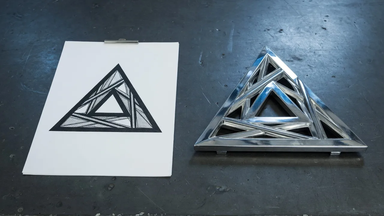 A 3D mesh open in the 3DLogo.io viewer